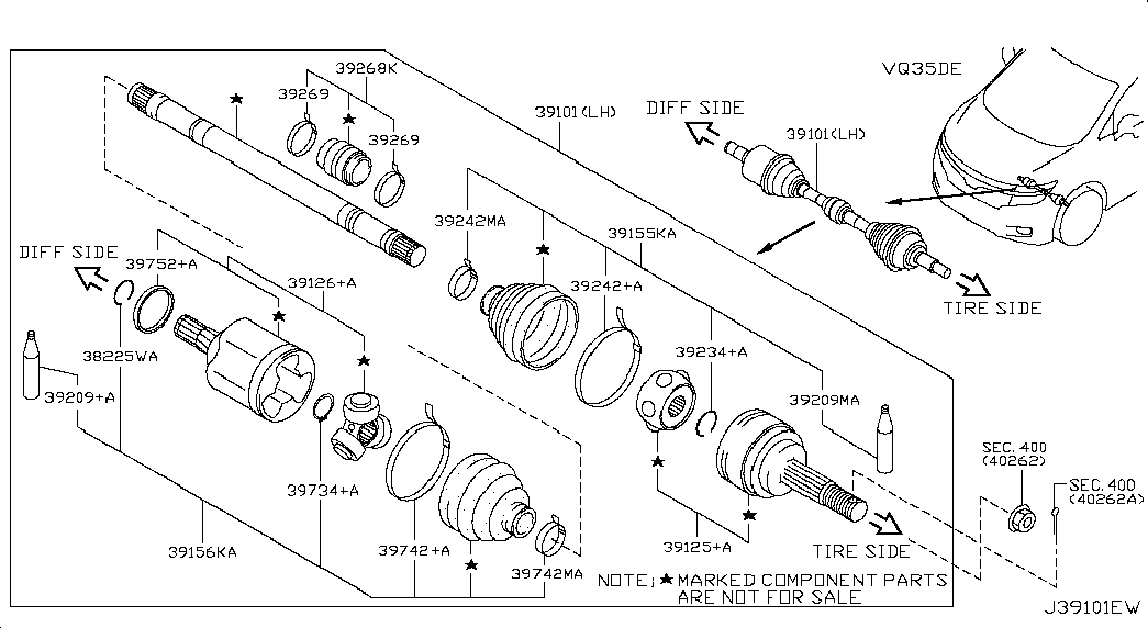 NISSAN C974A-1JA0A - Körük, sürücü val furqanavto.az