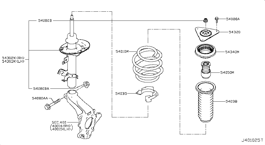 NISSAN 54050-6FR0A - Rezin tampon, asma furqanavto.az