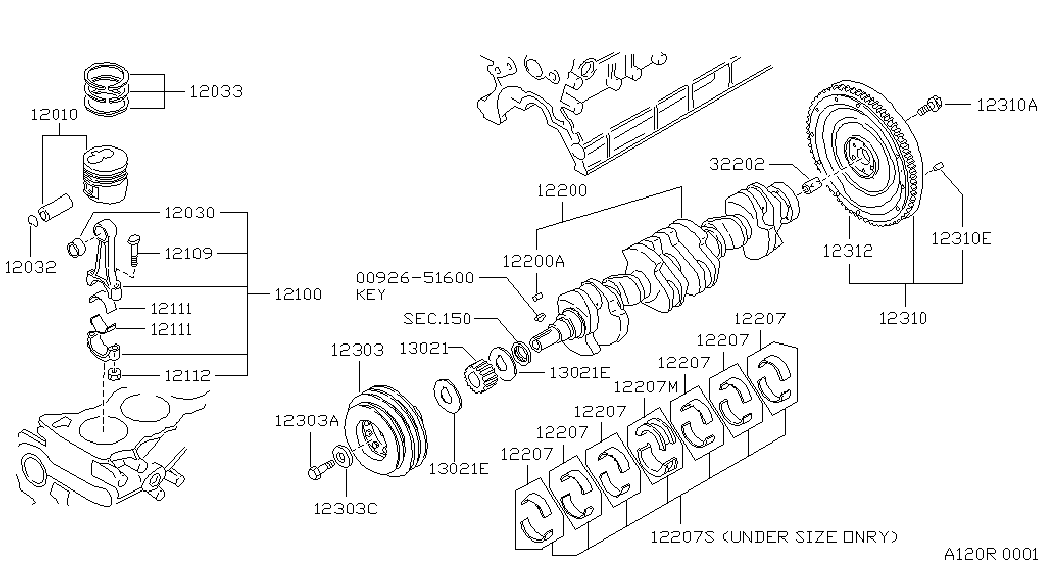 NISSAN 12010-22J11 - Piston furqanavto.az