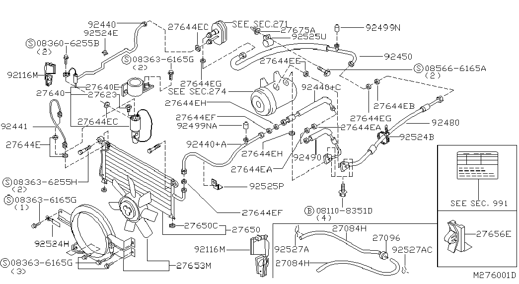 NISSAN 92110-7F700 - Kondenser, kondisioner furqanavto.az