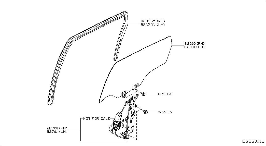 NISSAN 82700EY10A - Pəncərə tənzimləyicisi furqanavto.az