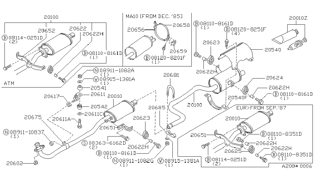 FORD 20650D0100 - Dəstək kol, stabilizator furqanavto.az