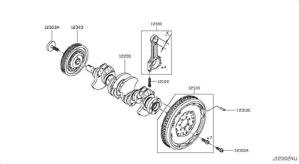 NISSAN 12310-00Q3C- - Molator furqanavto.az