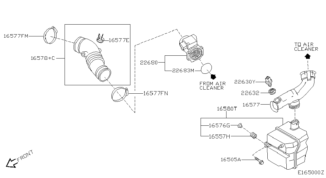 NISSAN 226807J500 - Hava Kütləsi Sensoru furqanavto.az