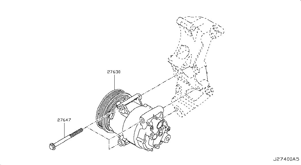 OM 27630-00Q1M - Kompressor, kondisioner furqanavto.az