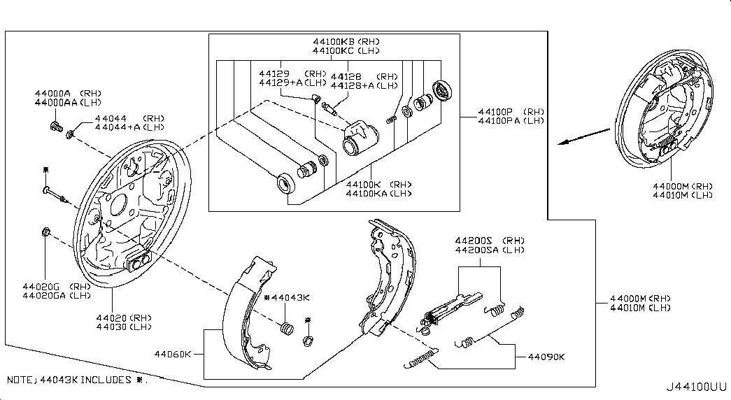 NISSAN D40601HD3E - Əyləc Başlığı Dəsti furqanavto.az