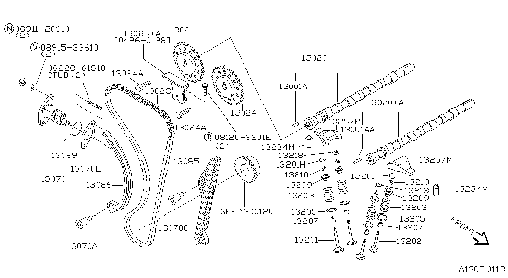 NISSAN 13234-53J01 - Tappet / Rokçu furqanavto.az