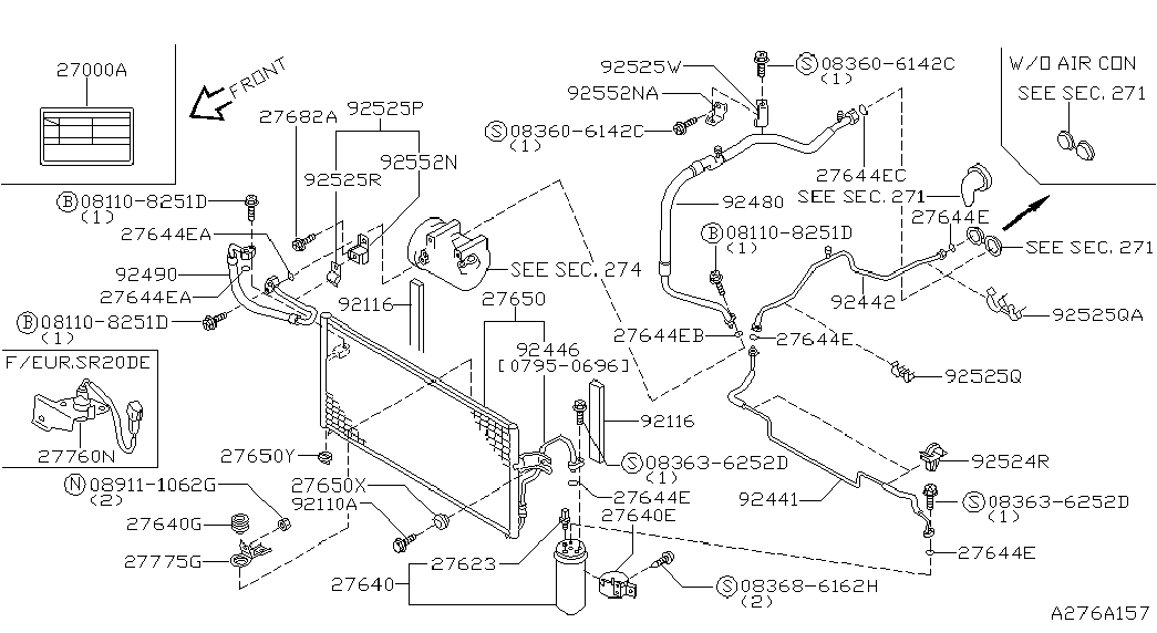 NISSAN 92110-2M123 - Kondenser, kondisioner furqanavto.az