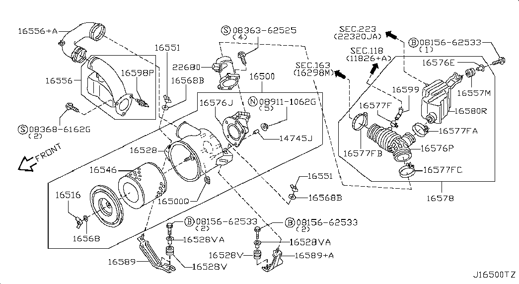 NISSAN 22680-VC201 - Hava Kütləsi Sensoru furqanavto.az