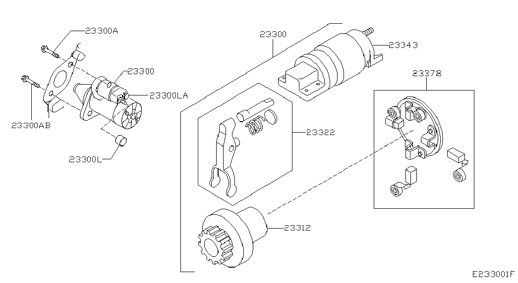 NISSAN 23300-0M30A - Başlanğıc furqanavto.az