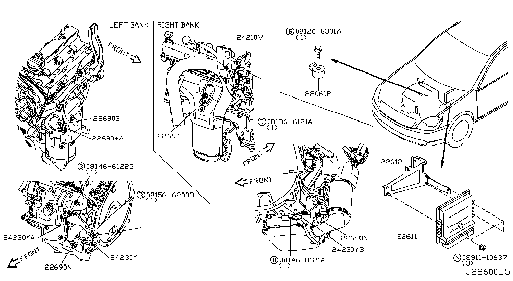 NISSAN 22690-2A000 - Lambda Sensoru furqanavto.az