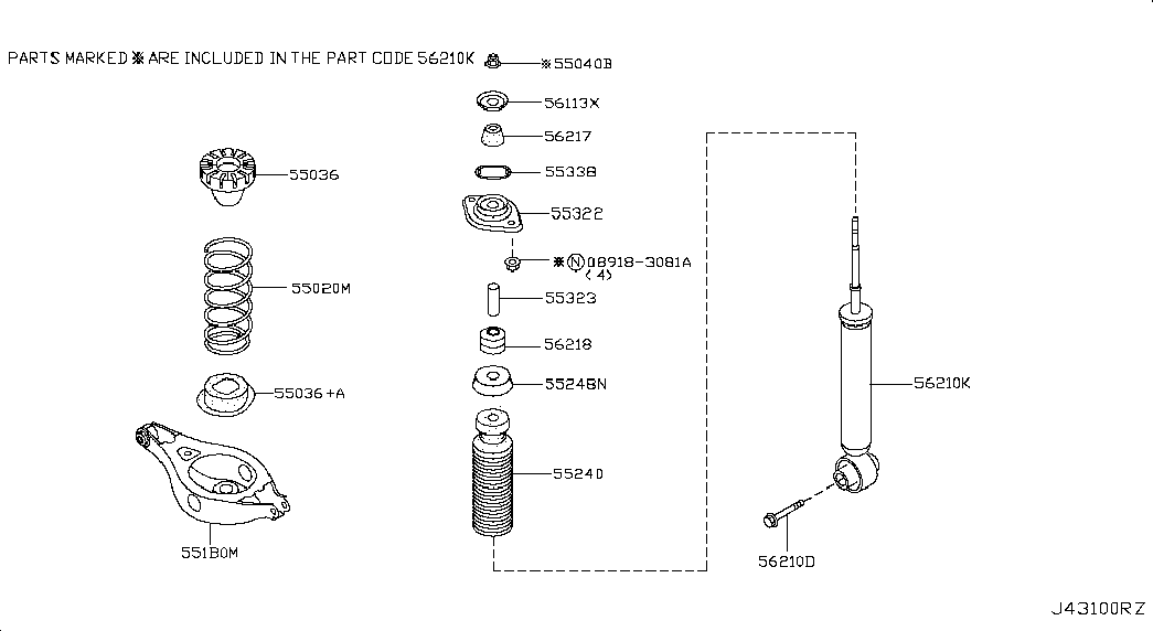 NISSAN 55240-9Y000 - Qoruyucu qapaq / Körük, amortizator furqanavto.az