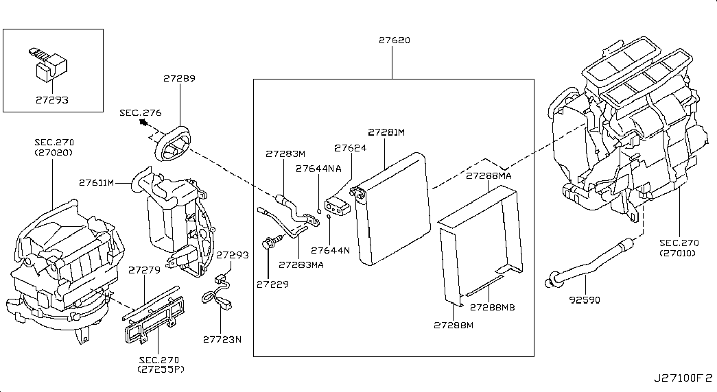 NISSAN 92200-9H205 - Genişləndirici klapan, kondisioner furqanavto.az