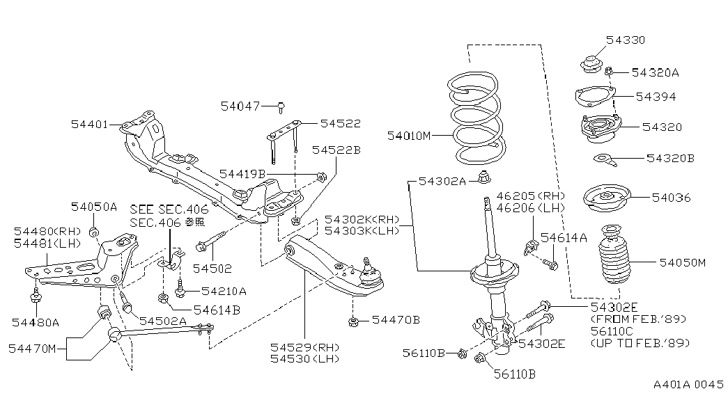 NISSAN 5405035F01 - Toz örtüyü dəsti, amortizator furqanavto.az