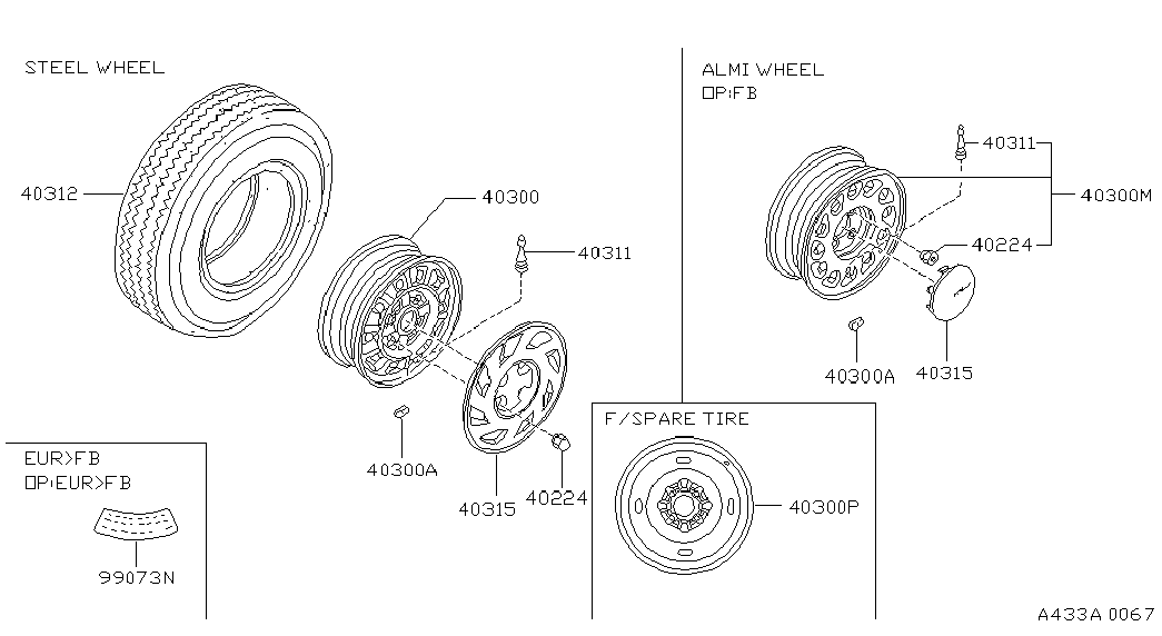 NISSAN 40224-92S00 - Təkər qayka furqanavto.az