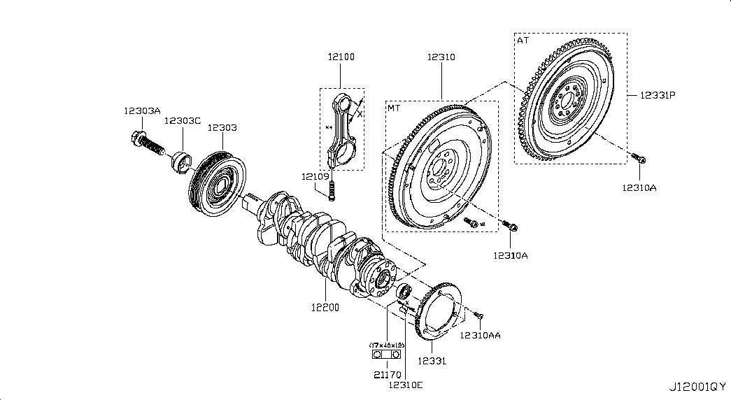 NISSAN 12310-00Q1E - Molator furqanavto.az