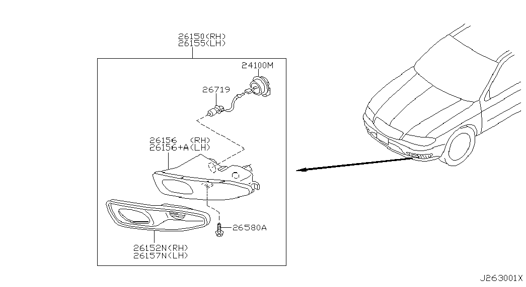 NISSAN 26293-89905 - Lampa, döngə işığı furqanavto.az