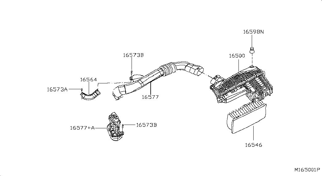 Infiniti 16546-BN700 - Hava filtri furqanavto.az