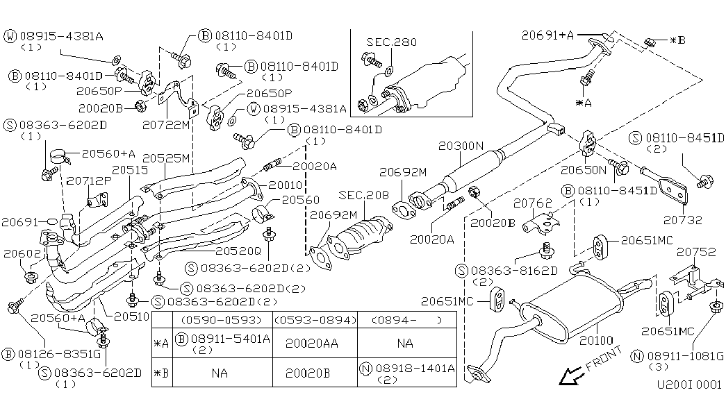 Datsun 2069177A00 - Mühür halqası, egzoz borusu furqanavto.az