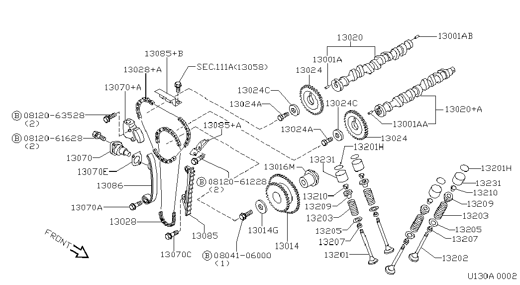 NISSAN 13207-4F100 - Mühür halqası, klapan sapı furqanavto.az