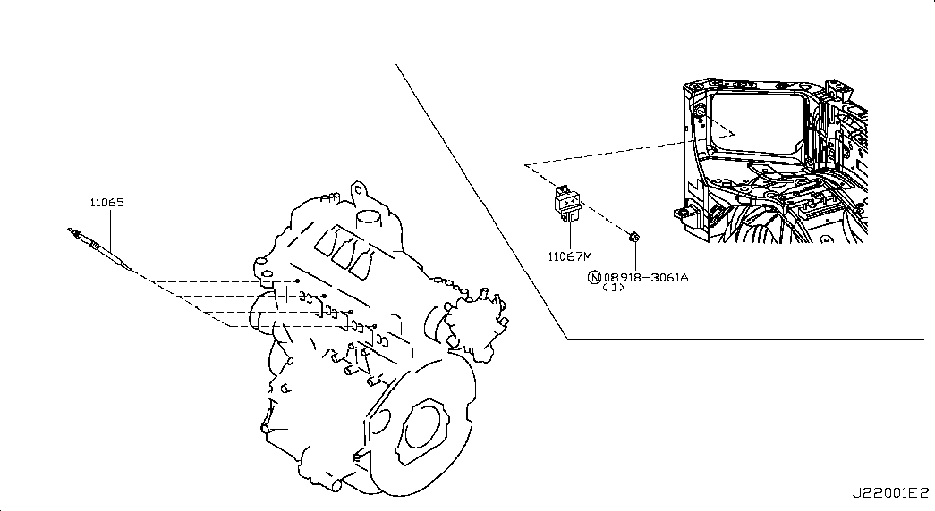 NISSAN 1106700Q0E - İdarə Bölməsi, işıqlandırma şamı sistemi furqanavto.az