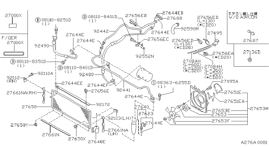 NISSAN 92131-62J00 - Quruducu, kondisioner furqanavto.az