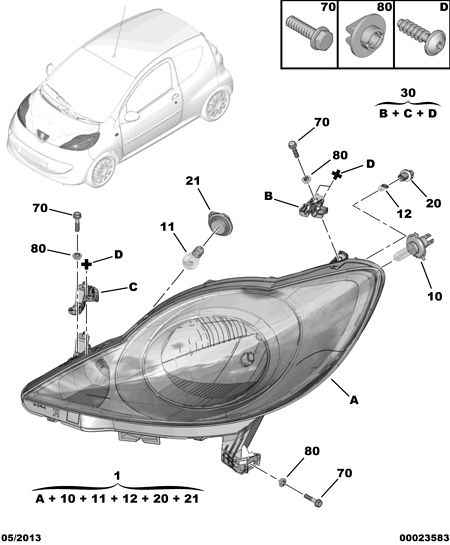 CITROËN 6372.33 - Lampa, göstərici furqanavto.az