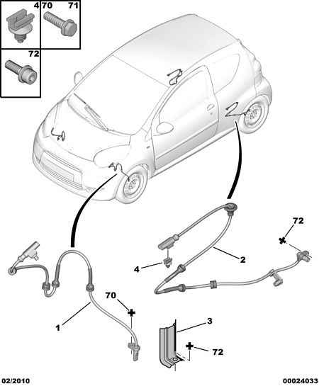 CITROËN B0 006 981 80 - Sensor, təkər sürəti furqanavto.az