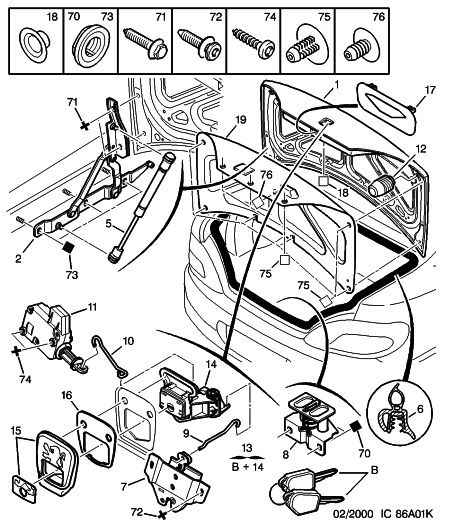 FIAT 8613 61 - BOOT HINGE; LEFT furqanavto.az