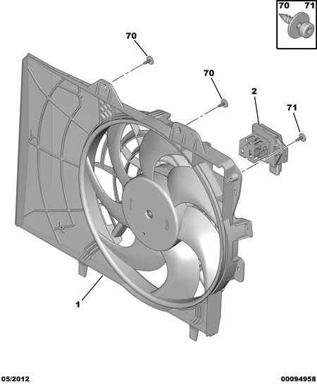 Opel 1253 P9 - Fen, radiator furqanavto.az