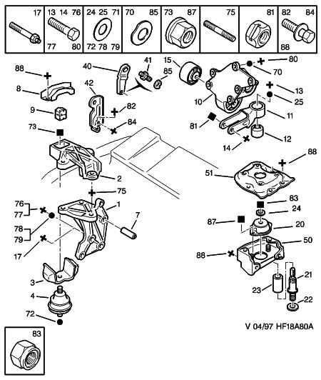 PEUGEOT 1839 31 - ENGINE MOUNTING BRACKET; RIGHT furqanavto.az