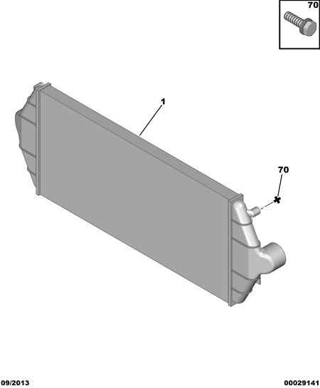 FIAT / LANCIA 0384 E7 - Intercooler, şarj cihazı furqanavto.az