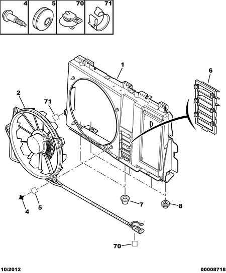 CITROËN/PEUGEOT 1253 E4 - Fen, radiator furqanavto.az