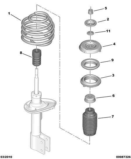 CITROËN 5038 G4 - Üst Strut Montajı furqanavto.az