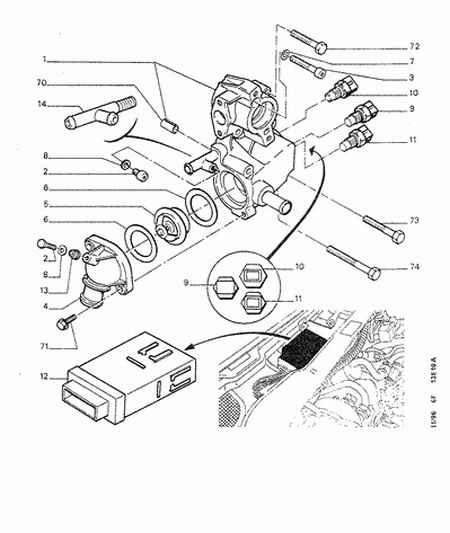 PEUGEOT 1338 11 - Termostat, soyuducu www.furqanavto.az