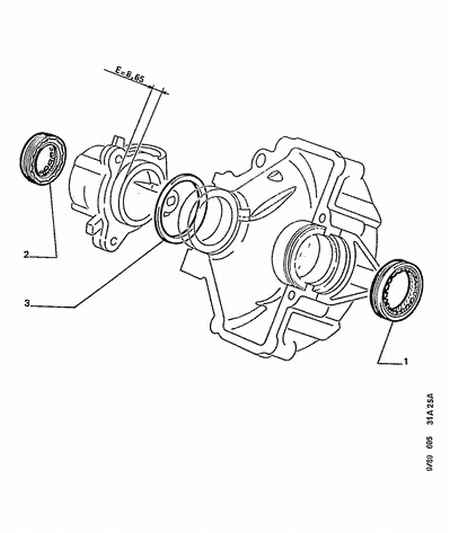 PEUGEOT 3121 44 - GEAR-BOX SEAL furqanavto.az