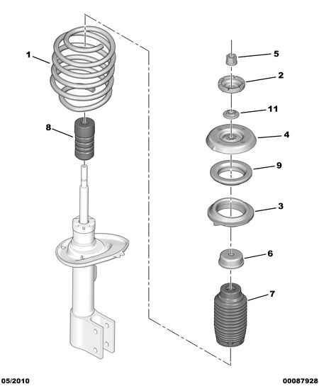 DS 5033 E4 - FRONT SUSPENSION REBOUND STOP furqanavto.az