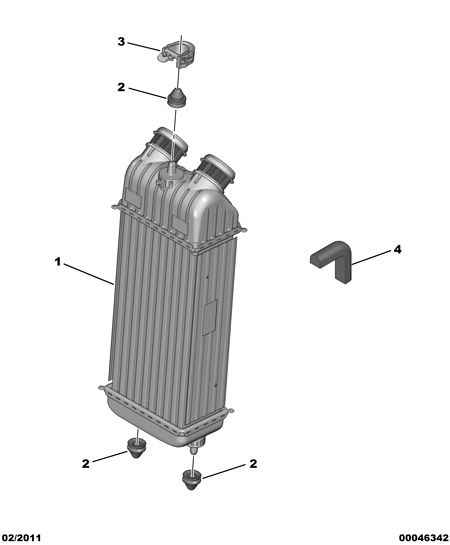 CITROËN/PEUGEOT 0384 J4 - Intercooler, şarj cihazı furqanavto.az