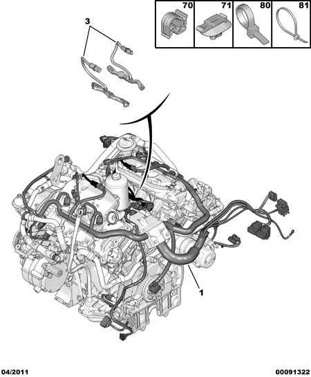 QH Benelux 6569.10 - ENGINE ELECTRIC HARNESS furqanavto.az