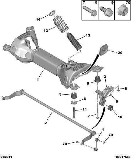 Opel 5178 52 - Çubuq / Strut, stabilizator furqanavto.az