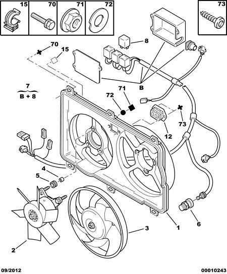 Volvo 1253 A0 - ENGINE MOTOR-DRIVEN FAN furqanavto.az