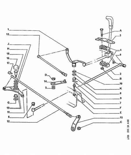 PEUGEOT 2436 41 - GEARSHIFT CONTROL LEVER WASHER furqanavto.az