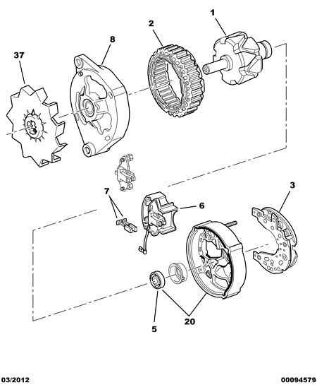 CITROËN 5727 35 - Rotor, alternator furqanavto.az