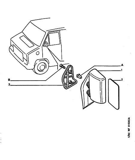 CITROËN 8151 H4 - Kənar güzgü furqanavto.az