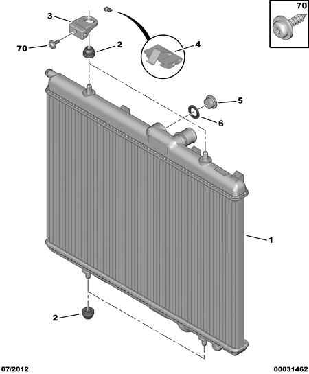 CITROËN/PEUGEOT 1330 H6 - Radiator, mühərrikin soyudulması furqanavto.az