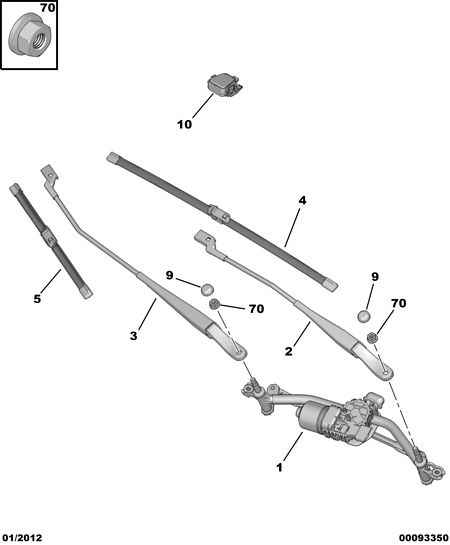 PEUGEOT 16 083 927 80 - Sülən Bıçağı furqanavto.az