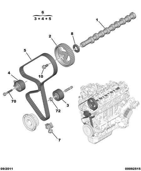 PEUGEOT 16 087 476 80 - Vaxt kəməri dəsti furqanavto.az