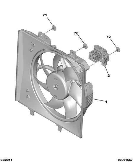 DS 96 752 809 80 - Fen, radiator furqanavto.az