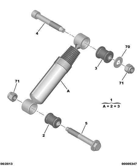 CITROËN/PEUGEOT 5171.11 - Bush, shock absorber furqanavto.az