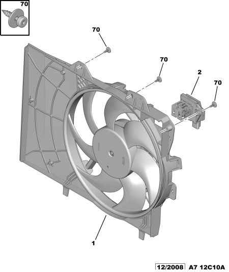 Vauxhall 1253 H0 - Fen, radiator furqanavto.az